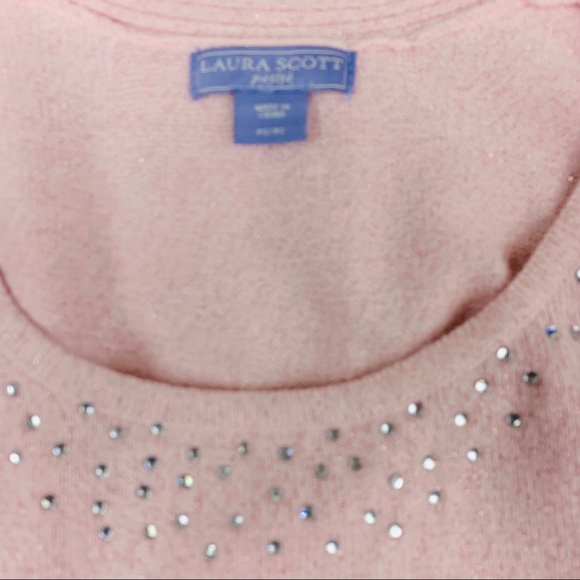 Laura Scott -BlouseSweaterLight Pink. PM - Picture 6 of 6